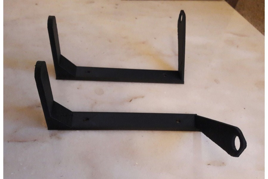 Wall Mounting Brackets for Asus RTAC68u, DSLAC68u and RTAC1900 routers
